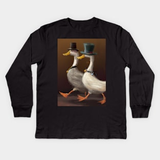 Two ducks Kids Long Sleeve T-Shirt